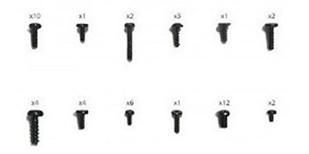 Tornillos para el Drone Parrot Bebop 2